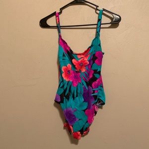 Vintage High Leg Swimsuit
